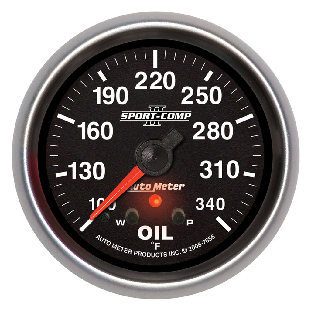 2-5/8 in. OIL TEMPERATURE 100-340 Fahrenheit SPORT-COMP II