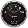 2-5/8 in. VOLTMETER 8-18V SPORT-COMP II