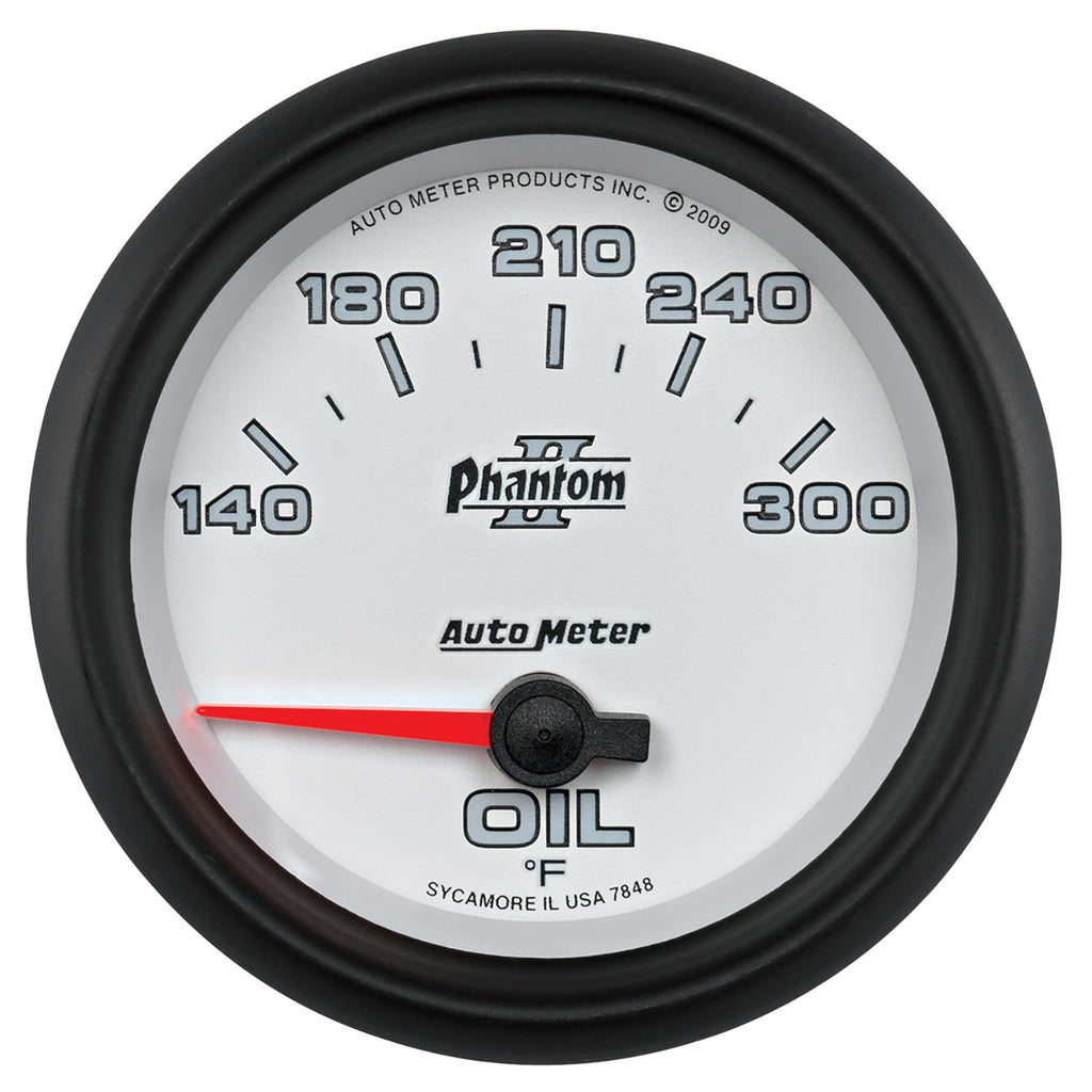 2-5/8 in. OIL TEMPERATURE 140-300 Fahrenheit PHANTOM II