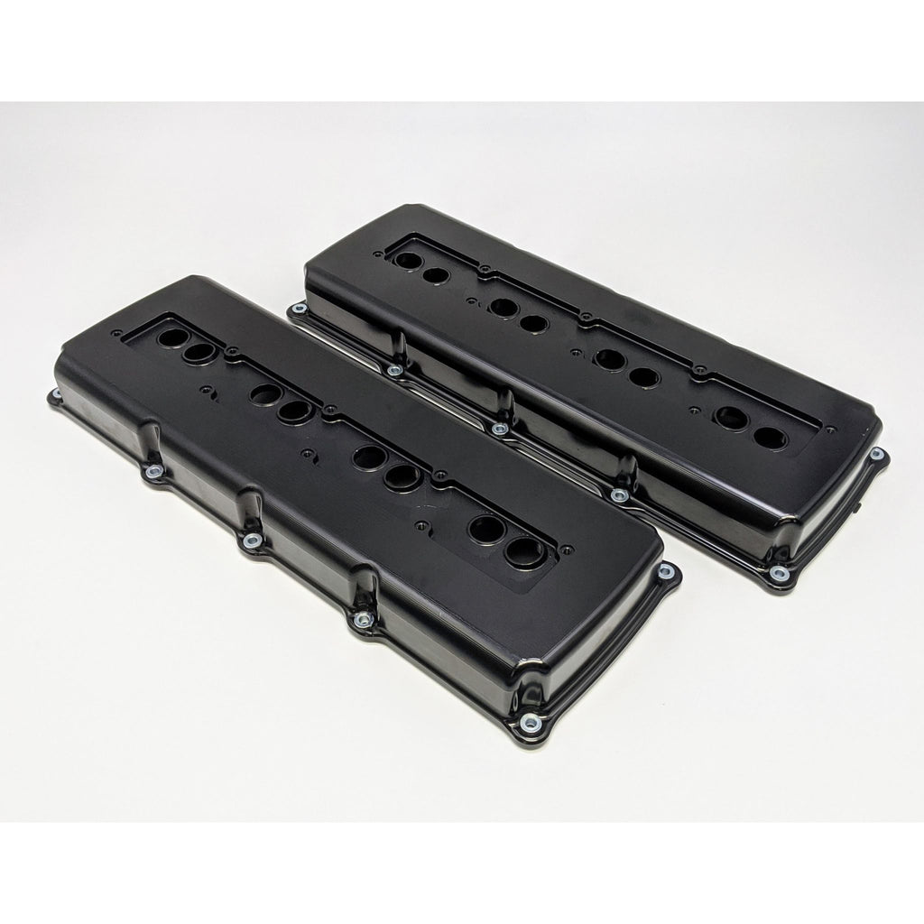 Granatelli Dodge HEMI Valve Cover Set Billet. 5.7 6.1 6.2 & 6.4 Black Anodized