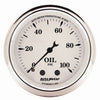 2-1/16 in. OIL PRESSURE 0-100 PSI OLD-TYME WHITE