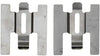 H5493 Professional Grade Disc Brake Pad Anti-Rattle Clip, (Pack of 4)