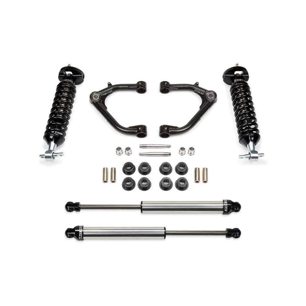 Fabtech 2" UCA KIT W/ DL 2.5 & 2.25 14-18 GM C/K1500 P/U W/ OE ALM OR STMP STL UCA