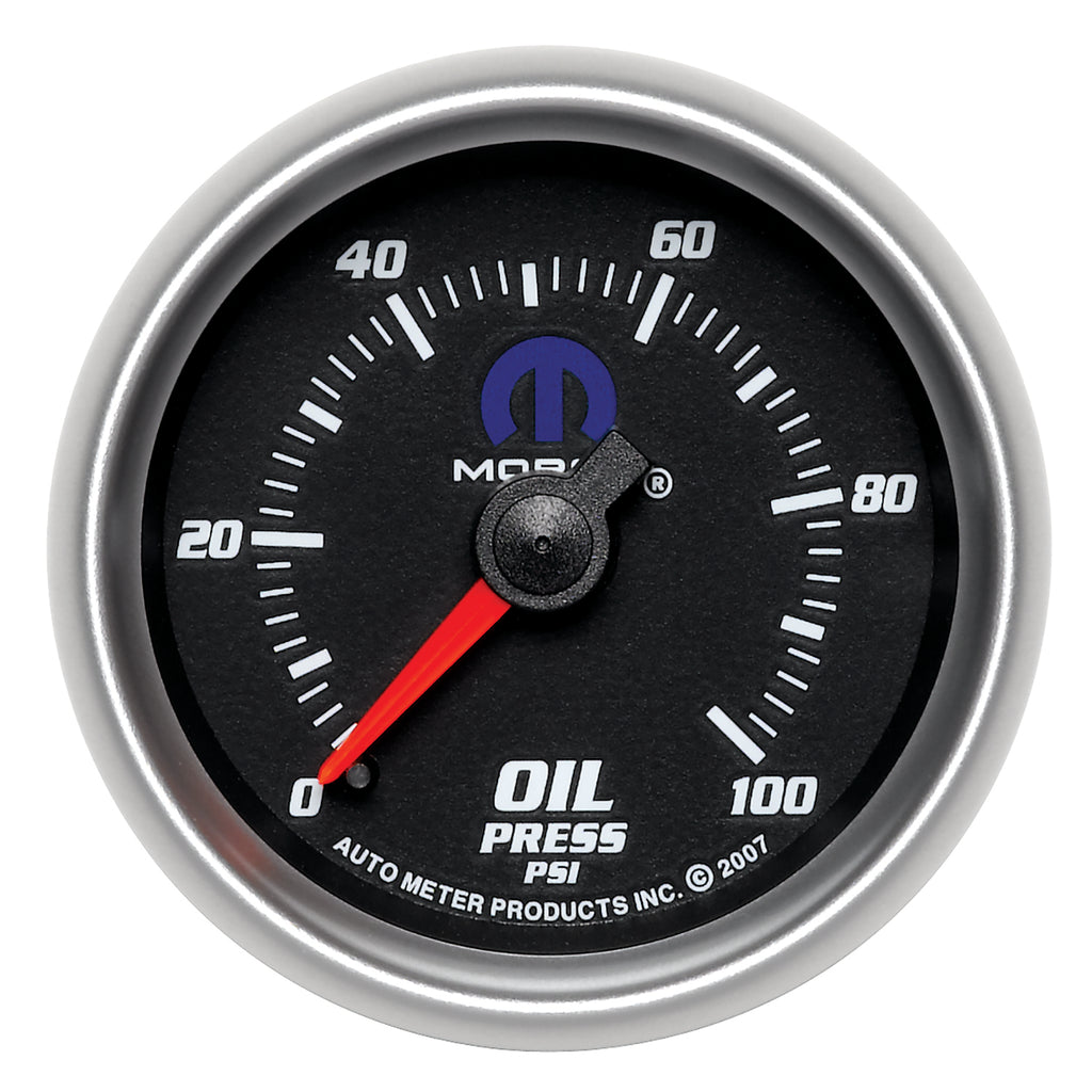 2-1/16 in. OIL PRESSURE 0-100 PSI MOPAR