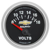 2-1/16 in. VOLTMETER 18V ELECTRIC GM COPO CAMARO