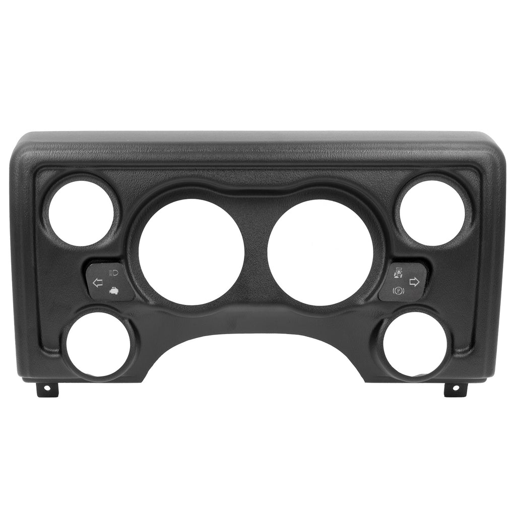 DIRECT FIT DASH PANEL 6 GAUGE (3 3/8 in. X2 2 1/6 in. X4) JEEP TJ / XJ