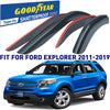 GOODYEAR In-Channel Window Deflectors Shatterproof