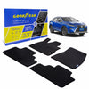 Goodyear Custom Fit Car Floor Liners for Lexus RX 2016-2021 Black/Black 4 Pc. Set All-Weather Diamond Shape Liner Traps Dirt Liquid Rain and Dust Precision Interior Coverage - GY004117