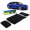 Goodyear Custom Fit Cargo Mat Liner for Tesla Model 3 2017-2020 - Heavy Duty Trunk Liner Dimond Shape Luggage with Waterproof Liquid & Dirt Trapping Technology - Anti-Slip Cargo Liner - GY004634