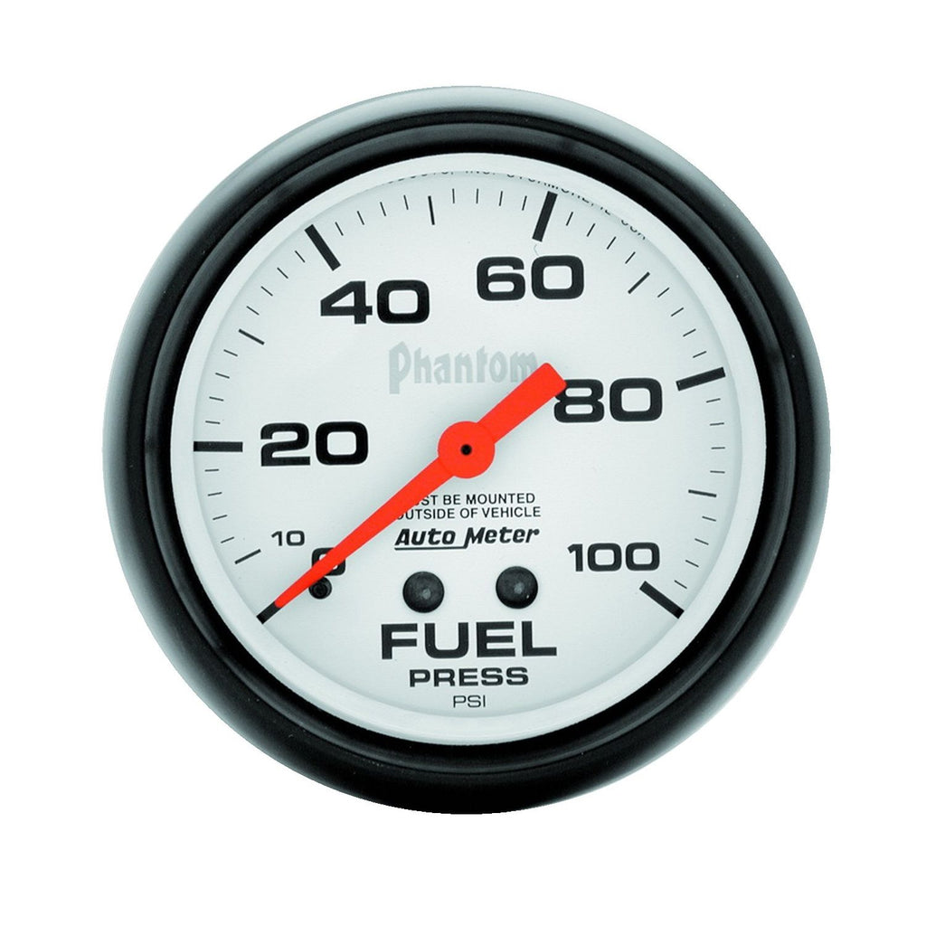 2-5/8 in. FUEL PRESSURE 0-100 PSI PHANTOM