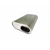 Granatelli 3" Inlet 3" Outlet Oval Muffler 13 x 9.5 x 6