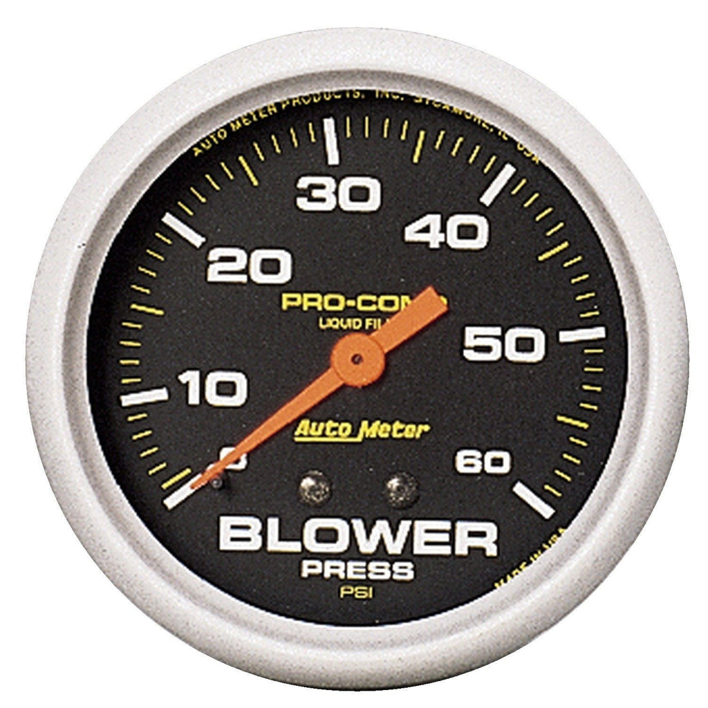 2-5/8 in. BLOWER PRESSURE 0-60 PSI LIQUID FILLED PRO-COMP