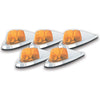 LED Amber Deluxe Chrome Hi-5 Cab Roof Light Kit