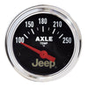 2-1/16 in. AXLE TEMPERATURE 100-250 Fahrenheit JEEP