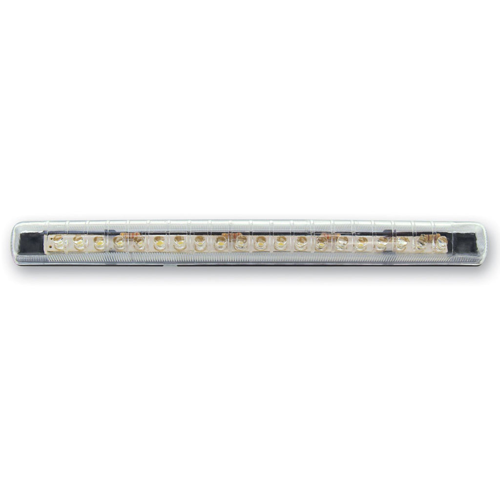 20 Diode Single Row LED Light, Clear/Blue